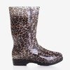 Жіночі дощові черевики Leopard print - Взуття