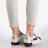 Жіночі спортивні біло-чорні кросівки J'amore - Взуття