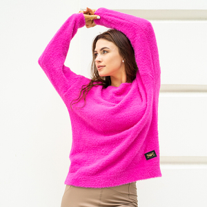 Жіночий светр кольору фуксії