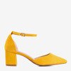 Жовті босоніжки на підборах Vispane - Взуття